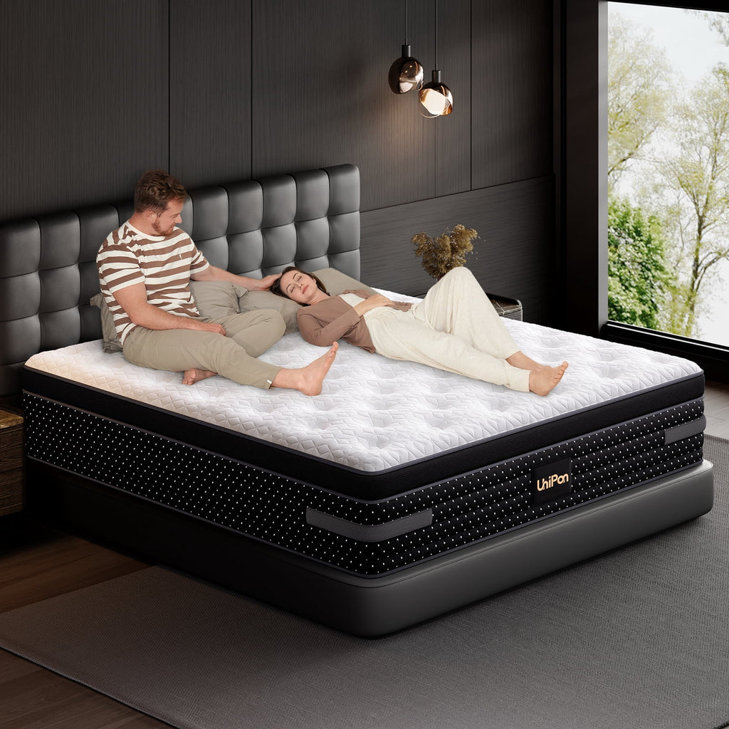 Bedstory Cloudrix 10 Extra Firm Queen Hybrid Mattress with Cooling Gel Memory Foam, Euro Top, CertiPUR-US, Fiberglass Free, 365-Night Trial